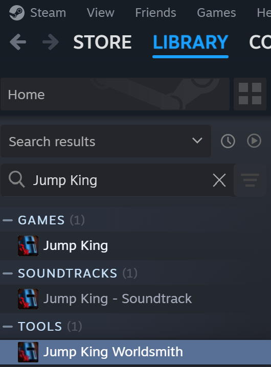 Steam search box