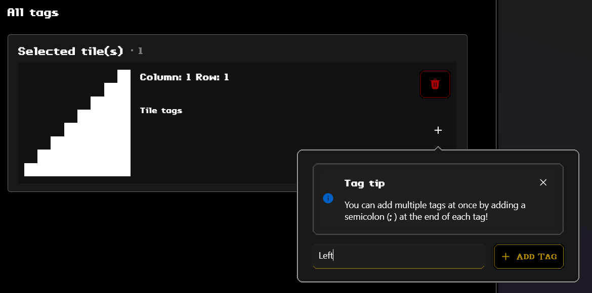 Sidebar click button